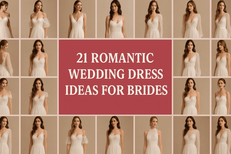 21 Romantic Wedding Dress Ideas for Brides
