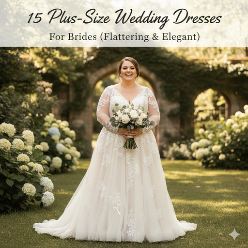 15 Plus-Size Wedding Dresses for Brides (Flattering & Elegant)