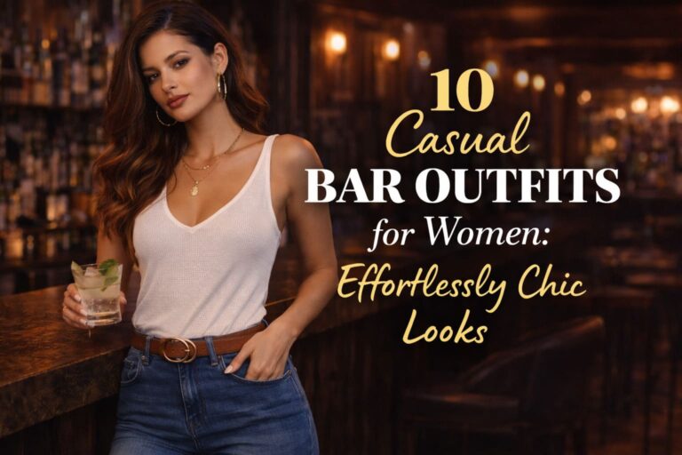 10 Casual Bar Outfits for Women: Effortlessly Chic Looks